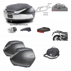 Lateral cases + back trunk + big top fitting + accessories + 3p hardware  SH48  
