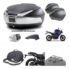 Lateral cases + back trunk + big top fitting + accessories + 3p hardware  SH48  