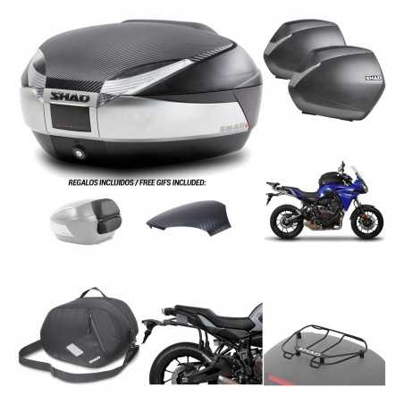 SHAD Maletas laterales + baul trasero herraje montaje accesorios 3p SH48 SH36 SH 36 KIT-193189