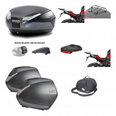Lateral cases + back trunk + big top fitting + accessories + 3p hardware  SH48  