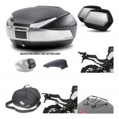 Lateral cases + back trunk + big top fitting + accessories + 3p hardware  SH48  