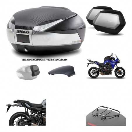 Lateral cases + back trunk + big top fitting + top grid rack + 3p hardware  SH48