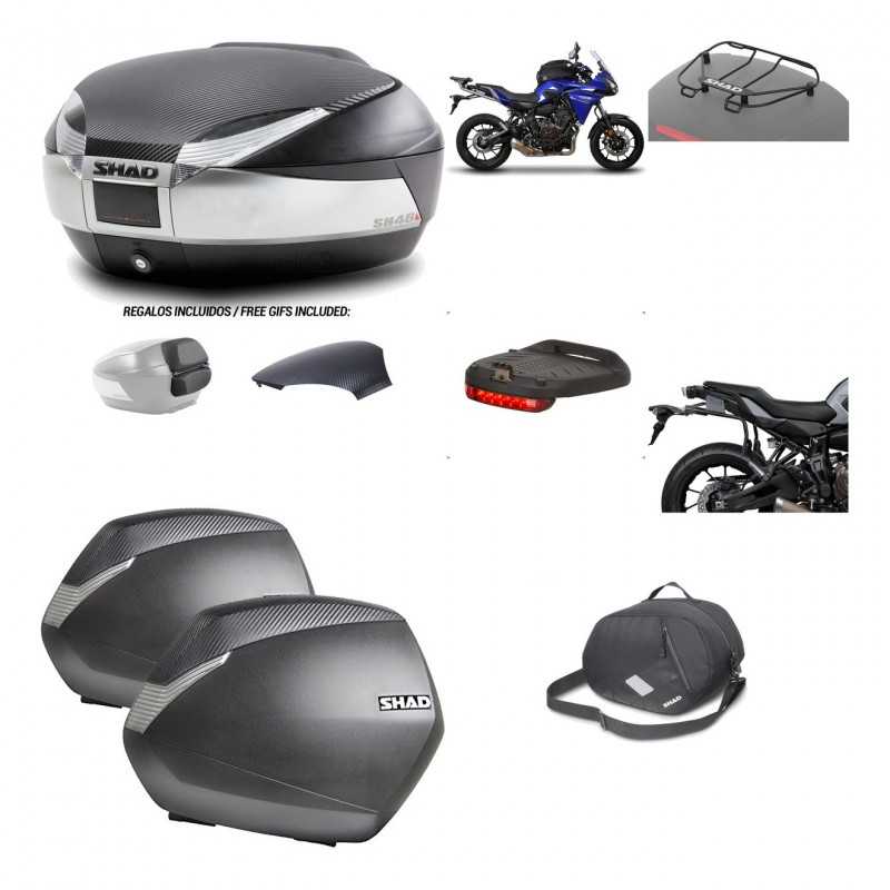 SHAD Maletas laterales + baul trasero herraje montaje accesorios 3p SH48 SH36 SH 36 KIT-193195