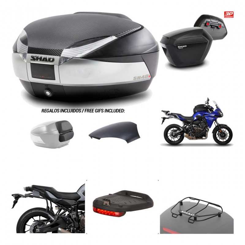 Lateral cases + back trunk + big top fitting + accessories + 3p hardware  SH48  