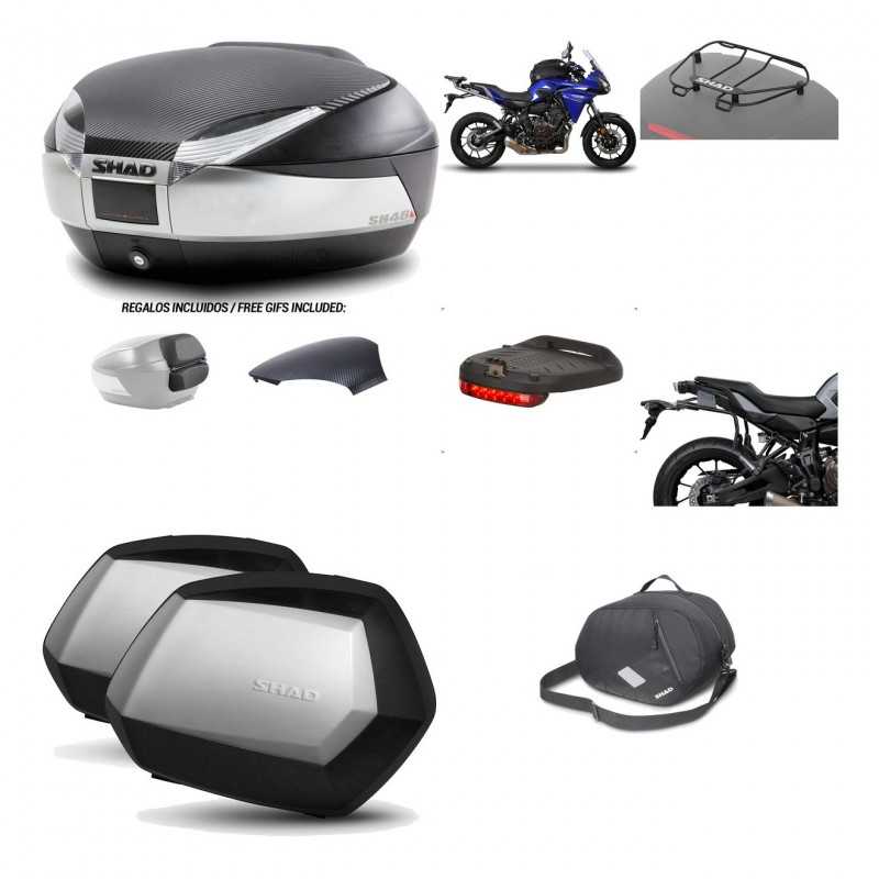 Lateral cases + back trunk + big top fitting + accessories + 3p hardware  SH48  