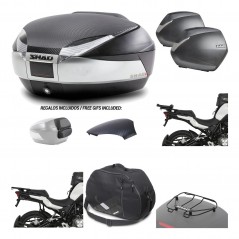 Lateral cases + back trunk + big top fitting + accessories + 3p hardware  SH48  
