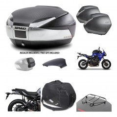 Lateral cases + back trunk + big top fitting + accessories + 3p hardware  SH48  