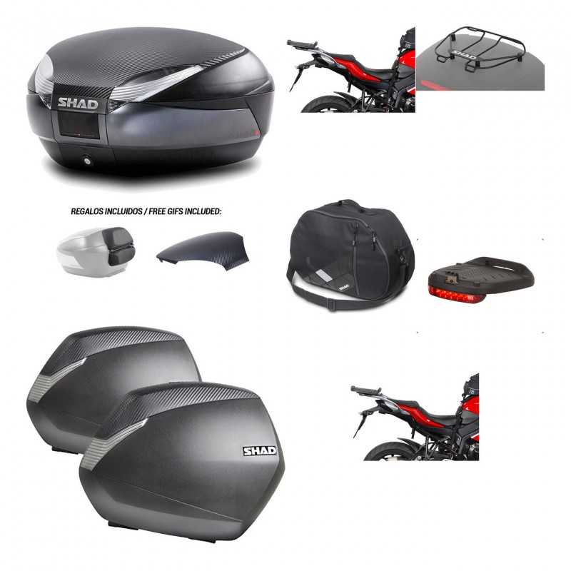 Lateral cases + back trunk + big top fitting + accessories + 3p hardware  SH48  