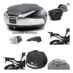 Lateral cases + back trunk + big top fitting + accessories + 3p hardware  SH48  