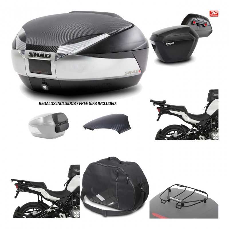 Lateral cases + back trunk + big top fitting + accessories + 3p hardware  SH48  