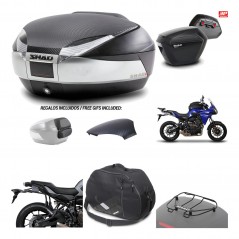 Lateral cases + back trunk + big top fitting + accessories + 3p hardware  SH48  