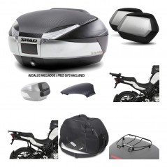 Lateral cases + back trunk + big top fitting + accessories + 3p hardware  SH48  