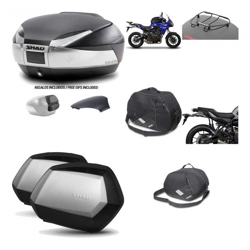 Lateral cases + back trunk + big top fitting + accessories + 3p hardware  SH48  