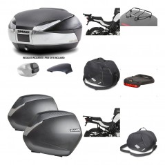 Lateral cases + back trunk + big top fitting + accessories + 3p hardware  SH48  