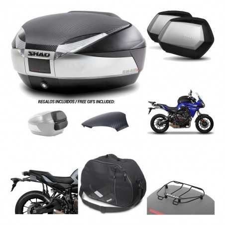 Lateral cases + back trunk + big top fitting + accessories + 3p hardware  SH48  