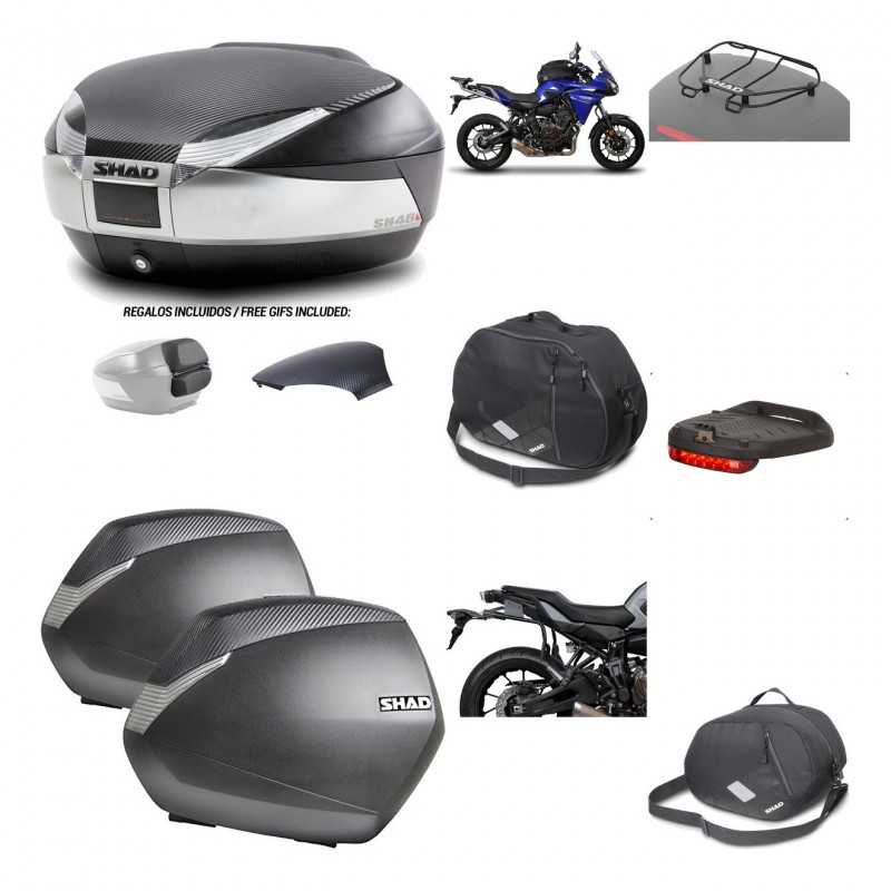 Lateral cases + back trunk + big top fitting + accessories + 3p hardware  SH48  