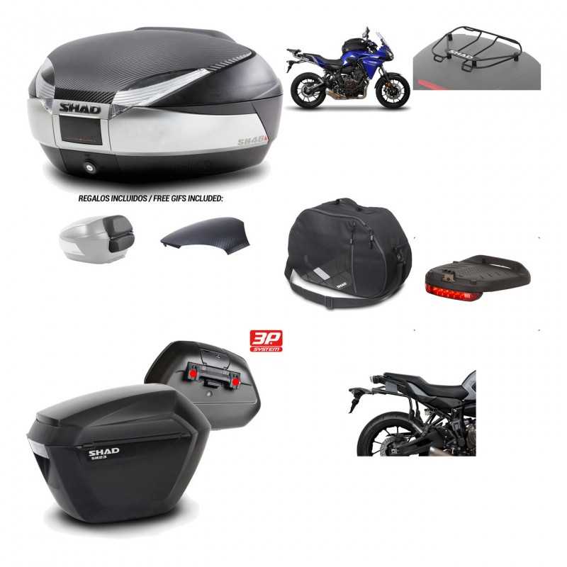 Lateral cases + back trunk + big top fitting + accessories + 3p hardware  SH48  
