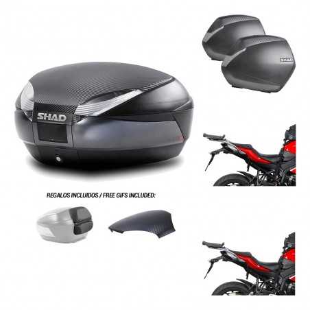 Lateral cases + back trunk + big top fitting + 3p hardware  SH48  SH36 SH 36