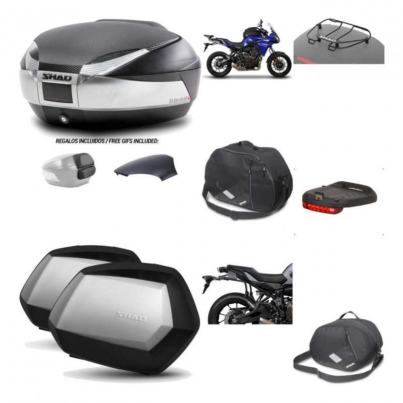Lateral cases + back trunk + big top fitting + accessories + 3p hardware  SH48  