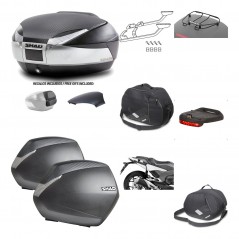 Lateral cases + back trunk + big top fitting + accessories + 3p hardware  SH48  
