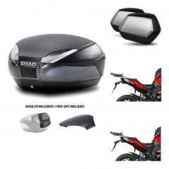 Lateral cases + back trunk + big top fitting + 3p hardware  SH48  SC SH35 PREMIU