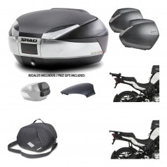 Lateral cases + back trunk + big top fitting + 3p hardware + internal bag  SH48 