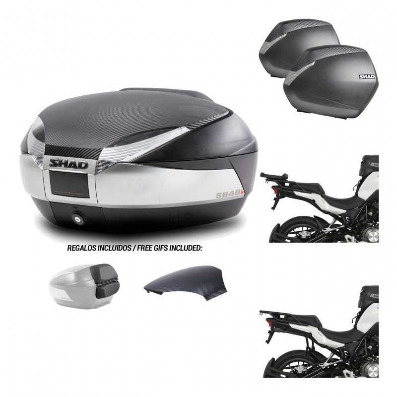 Lateral cases + back trunk + big top fitting + 3p hardware  SH48  SH36 SH 36