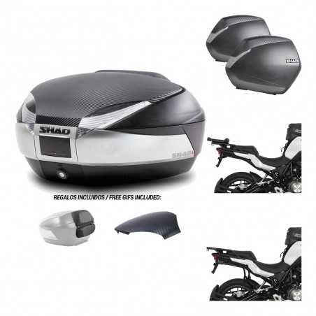 SHAD Maletas laterales + baul trasero herraje montaje 3p SH48 SH36 SH 36 KIT-193214