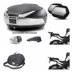 Lateral cases + back trunk + big top fitting + 3p hardware + internal bag  SH48 