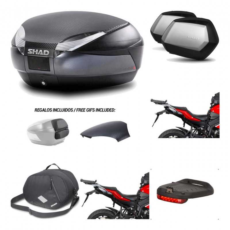 Lateral cases + back trunk + big top fitting + accessories + 3p hardware  SH48  