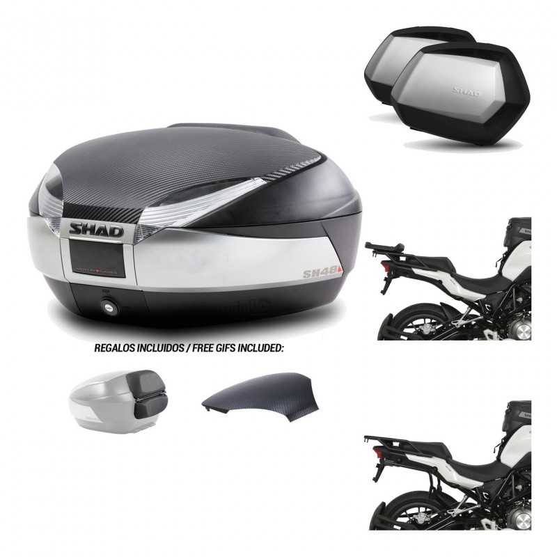 Lateral cases + back trunk + big top fitting + 3p hardware  SH48  SC SH35 PREMIU
