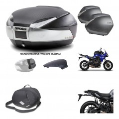 Lateral cases + back trunk + big top fitting + 3p hardware + internal bag  SH48 