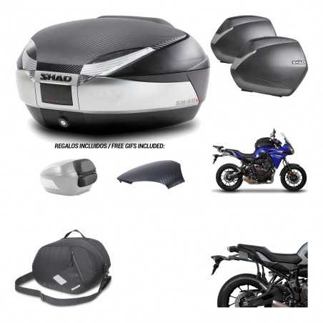 SHAD Maletas laterales + baul trasero herraje montaje 3p bolsa interna SH48 SH36 SH 36 KIT-193165