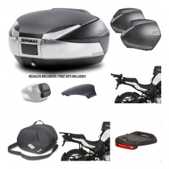 Lateral cases + back trunk + big top fitting + accessories + 3p hardware  SH48  