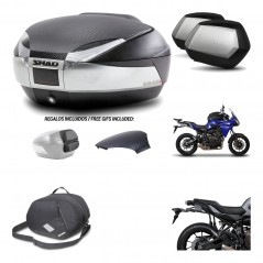 Lateral cases + back trunk + big top fitting + 3p hardware + internal bag  SH48 