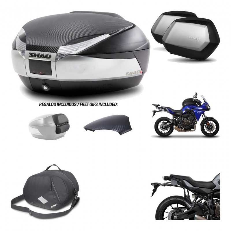 Lateral cases + back trunk + big top fitting + 3p hardware + internal bag  SH48 