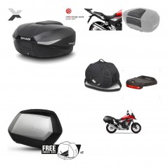 SHAD Maletas laterales + baul trasero herraje montaje accesorios 3p SH58X SH35 KIT-194020