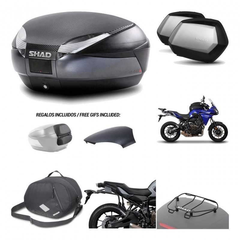 Lateral cases + back trunk + big top fitting + accessories + 3p hardware  SH48  