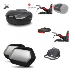 SHAD Maletas laterales + baul trasero herraje montaje accesorios 3p SH58X SC SH35 PREMIUM KIT-193823