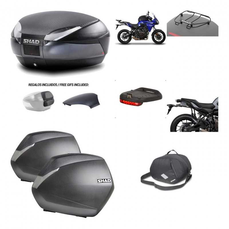 Lateral cases + back trunk + big top fitting + accessories + 3p hardware  SH48  