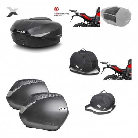 SHAD Maletas laterales + baul trasero herraje montaje accesorios 3p SH58X SH36 SH 36 KIT-193825