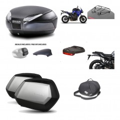 SHAD Maletas laterales + baul trasero herraje montaje accesorios 3p SH48 SC SH35 PREMIUM KIT-193679