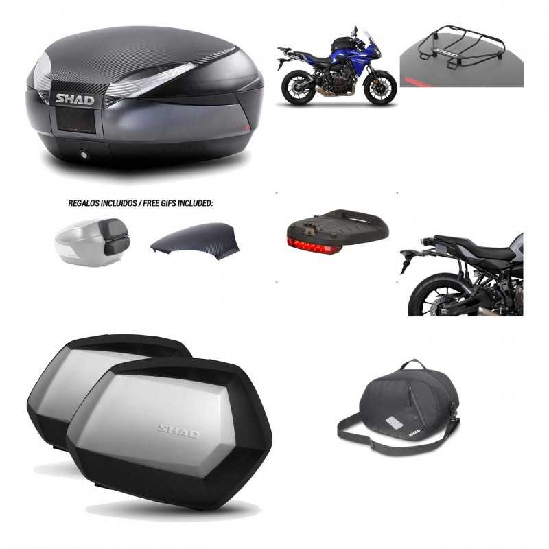Lateral cases + back trunk + big top fitting + accessories + 3p hardware  SH48  