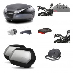 SHAD Maletas laterales + baul trasero herraje montaje accesorios 3p SH48 SC SH35 PREMIUM KIT-193727