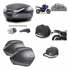 Lateral cases + back trunk + big top fitting + accessories + 3p hardware  SH48  