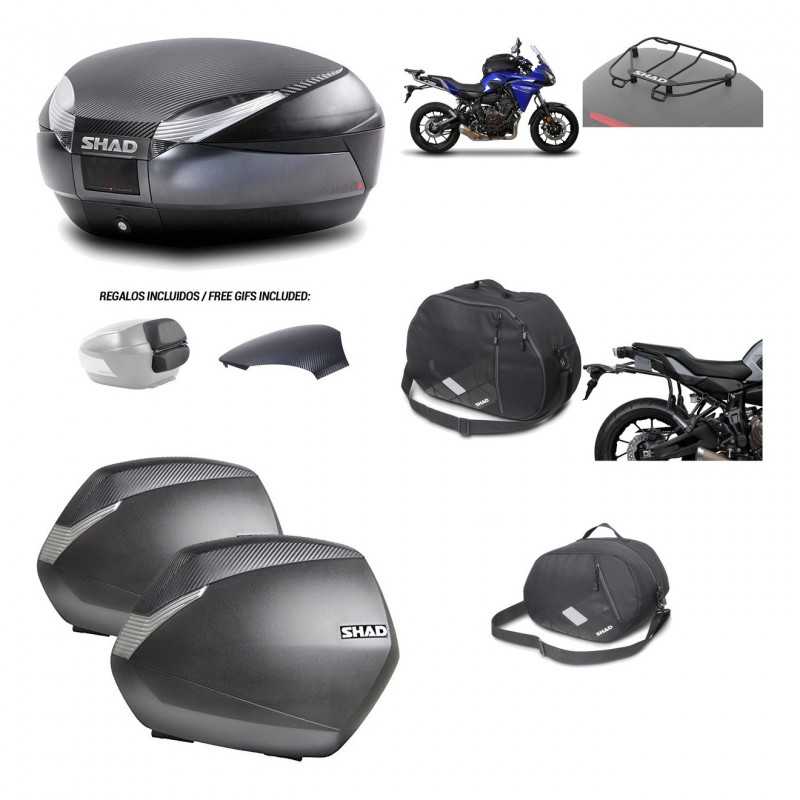 Lateral cases + back trunk + big top fitting + accessories + 3p hardware  SH48  