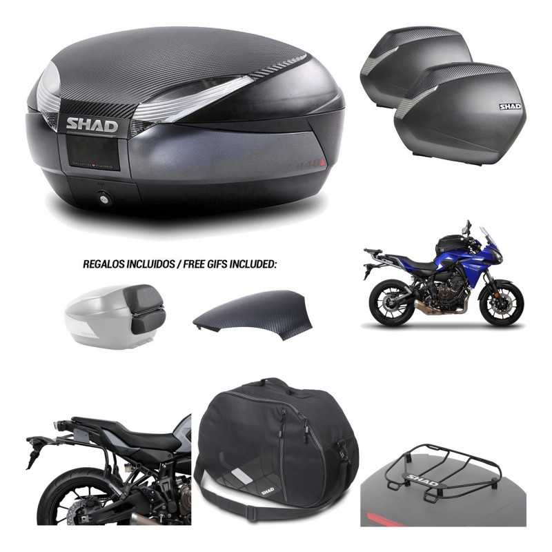 Lateral cases + back trunk + big top fitting + accessories + 3p hardware  SH48  