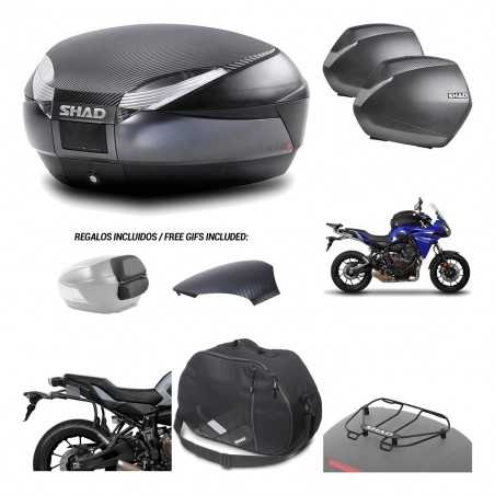 SHAD Maletas laterales + baul trasero herraje montaje accesorios 3p SH48 SH36 SH 36 KIT-193682