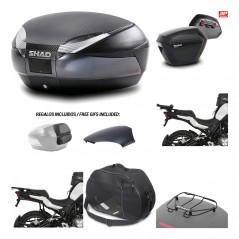 Lateral cases + back trunk + big top fitting + accessories + 3p hardware  SH48  