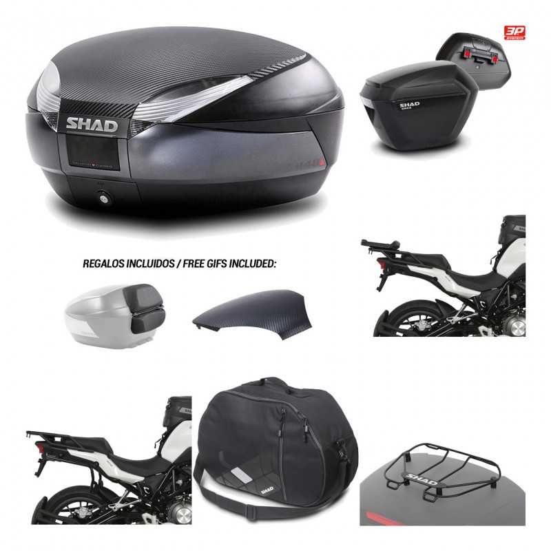 Lateral cases + back trunk + big top fitting + accessories + 3p hardware  SH48  